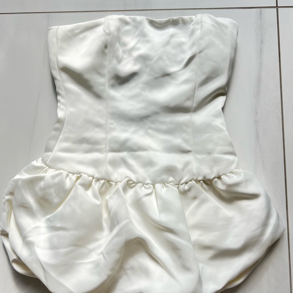 White Fox Boutique Sunshine Serenade Mini Dress Cream Size S - never worn! - Picture 4 of 5